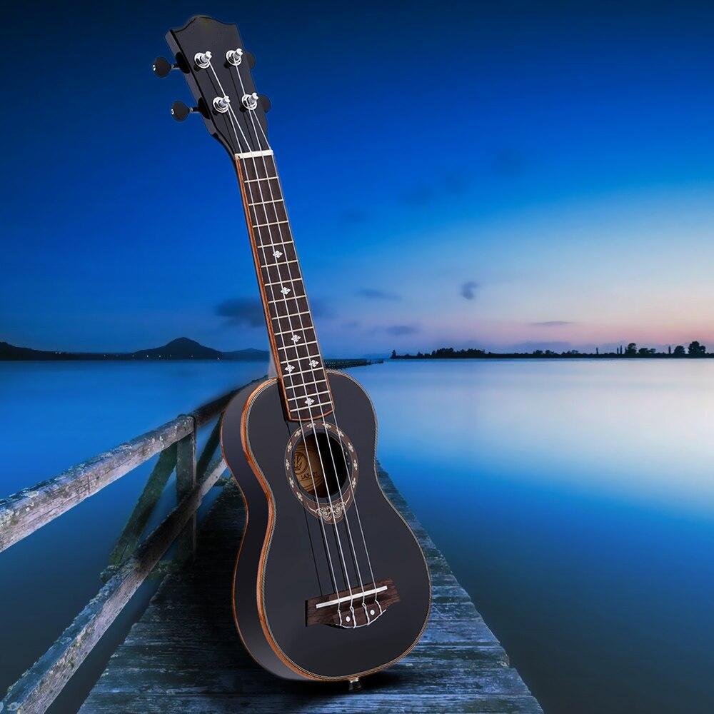 21 inch Ukelele Set 15 Fret 4 Strings Mini Guitarra Strings Instrument Guitar Accessories For Beginner Music Gifts - AKLOT