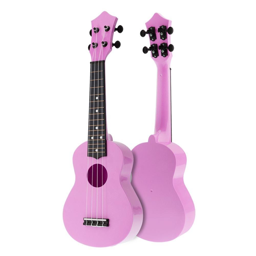 4 Strings 21 Inch Soprano Acoustic Ukulele Colorful Uke Hawaii Guitar Guitarra Musica Instrument for Kids and Music Beginner - AKLOT